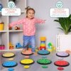 Kolorowe dyski sensoryczne dla dzieci - 12 sztuk Kolorowe dyski sensoryczne dla dzieci - 12 sztuk